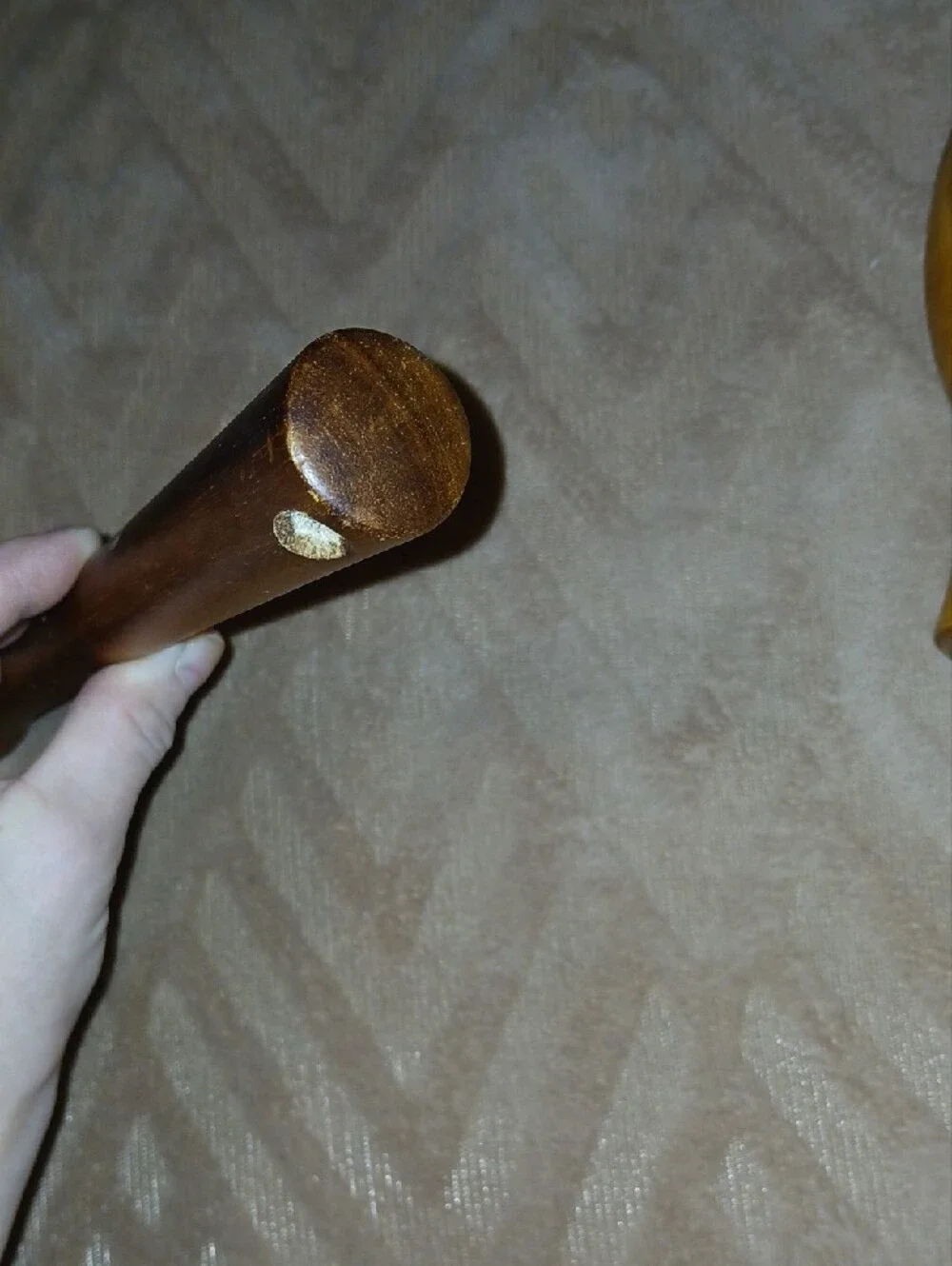 Wooden Pestle and Mortar Set - Natural Honey Wood